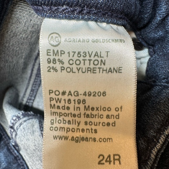 AG The THE ISABELLE Jeans /  Size 24 /  Washed Black - Picture 3 of 3
